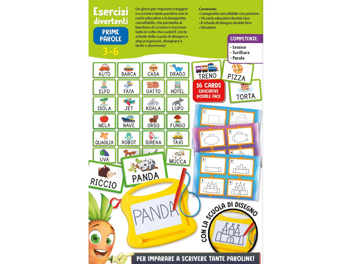 Lisciani: Carotina Esercizi Divertenti Prime Parole