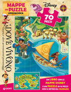 Vaiana Mappe in puzzle Leggi&Gioca