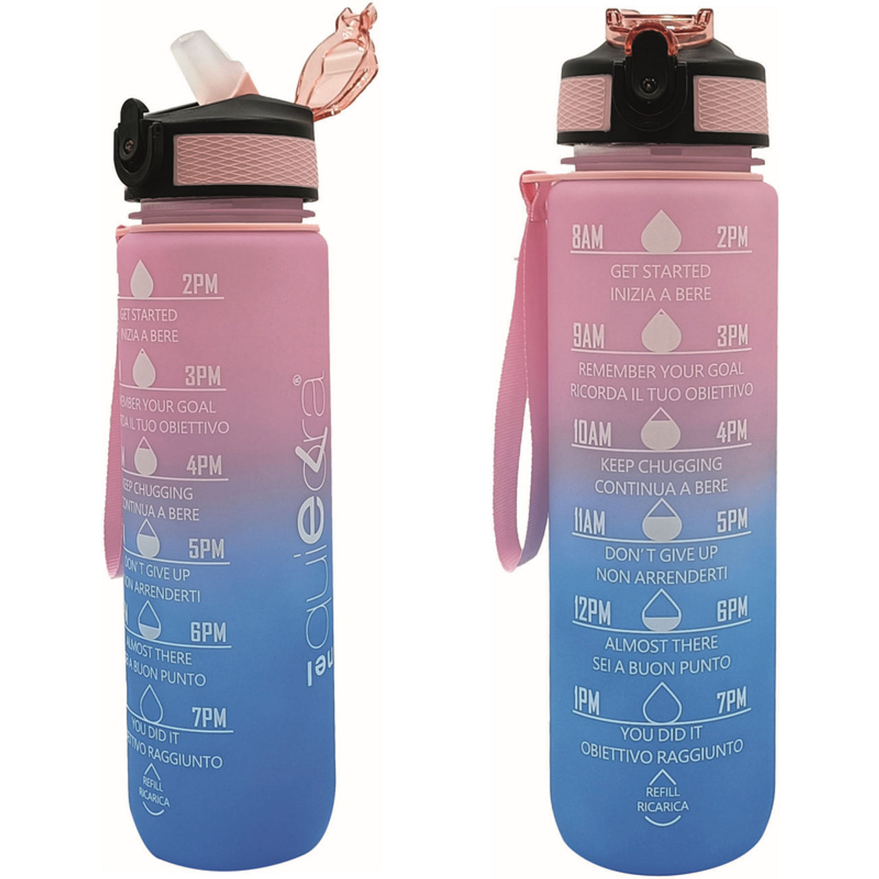 BORRACCIA MOTIVAZIONALE ROSA CELESTE 1 LITRO