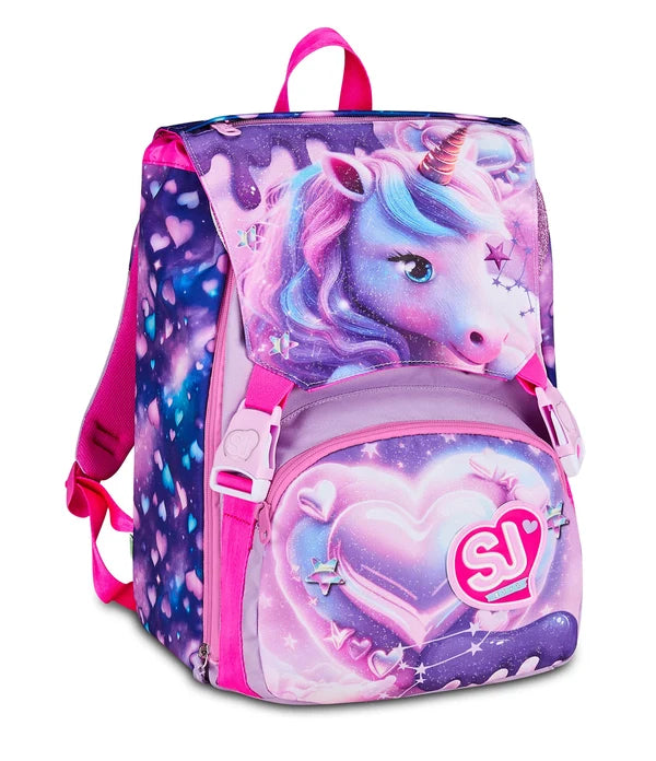 SEVEN ZAINO ESTENSIBILE BIG SJ GANG GLOW LED UNICORN GIRL