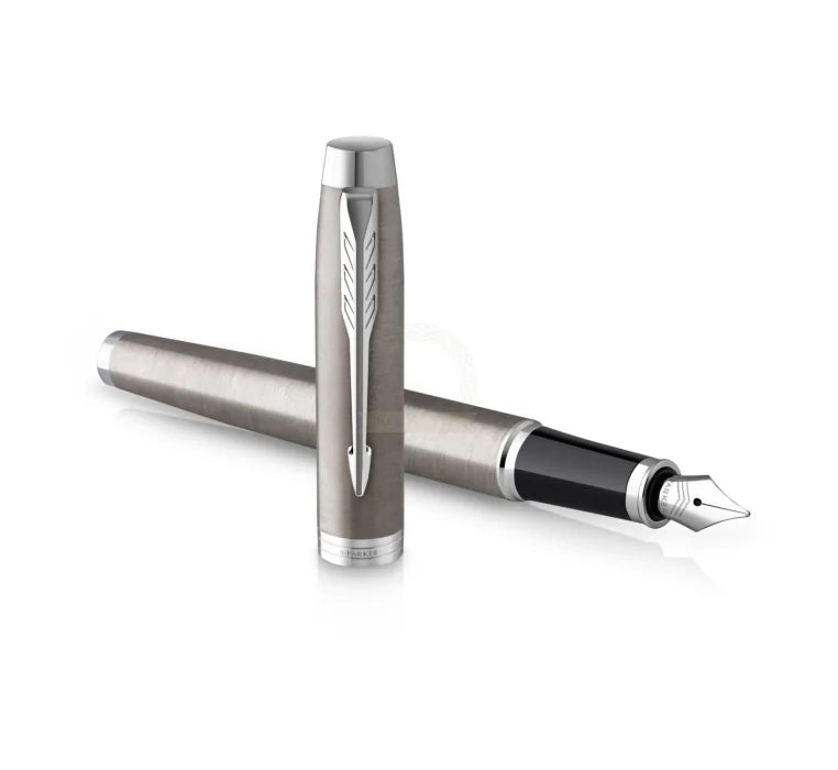 Parker Sonnet Stainless Steel CT Fountain Pen in original Parker box