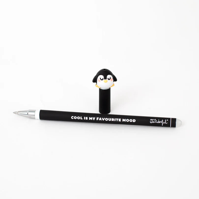 Penne Cancellabile Bo-Bo Pinguino - Il fresco è il mio stato d'animo preferito