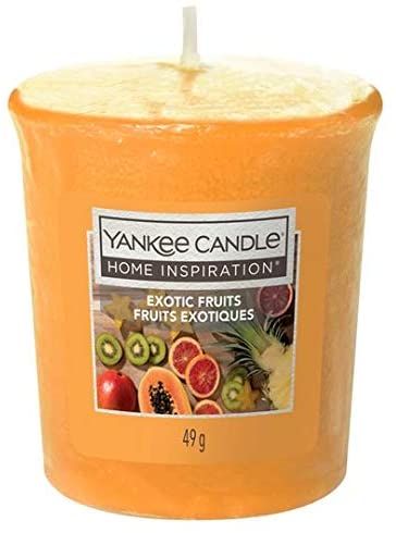 Candela Yankee Votiva  con Vasetto – Frutta Esotica