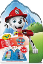 Valigetta colori & adesivi paw patrol crayola