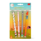 Set 4 penne gel cancellabili Legami - Farm Sweet Farm