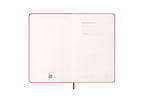 Agenda giornaliera Moleskine 2026, 12 mesi, Large, Copertina rigida, Rosso scarlatto