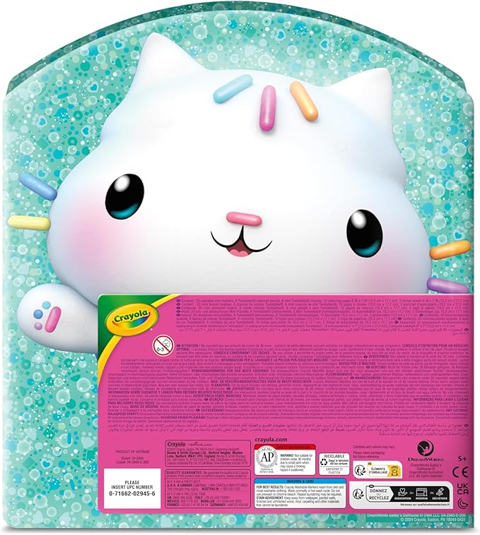 Valigetta creativa gabby's dollhouse crayola