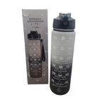 Borraccia Motivazionale Grigio e Nero