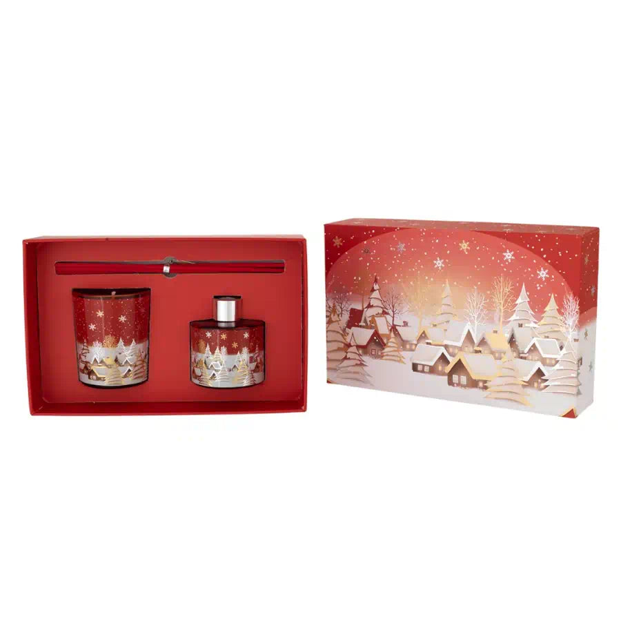 Bagutta astuccio 50 ml di fragranza + candela alla cannella