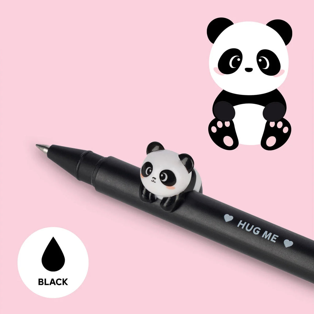 Penna Gel con Animaletto Decorativo Panda "Hug me" - Lovely Friends