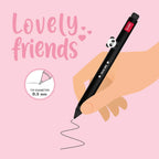 Penna Gel con Animaletto Decorativo Panda "Hug me" - Lovely Friends