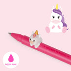 Penna Gel con Animaletto Decorativo Unicorn "Believe in Magic" - Lovely Friends