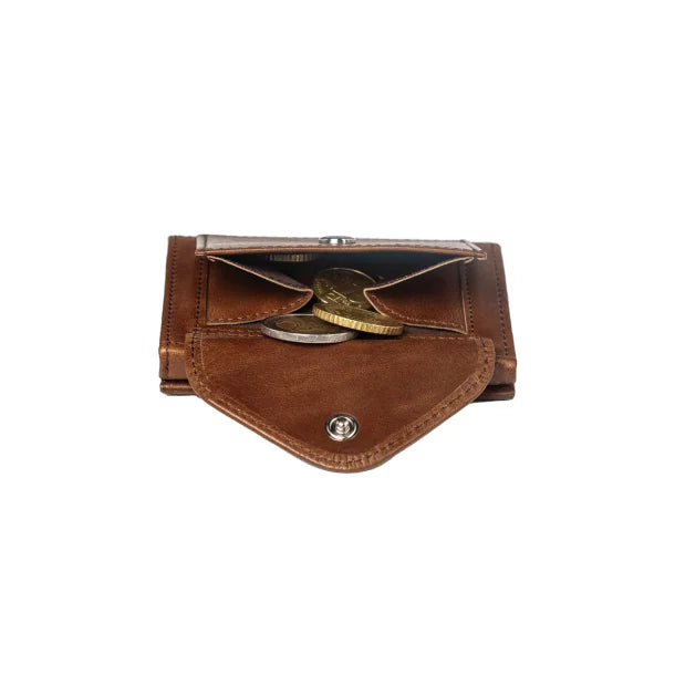 EXENTRI Multiwallet Nocciola (Personalizzazione) + Portamonete