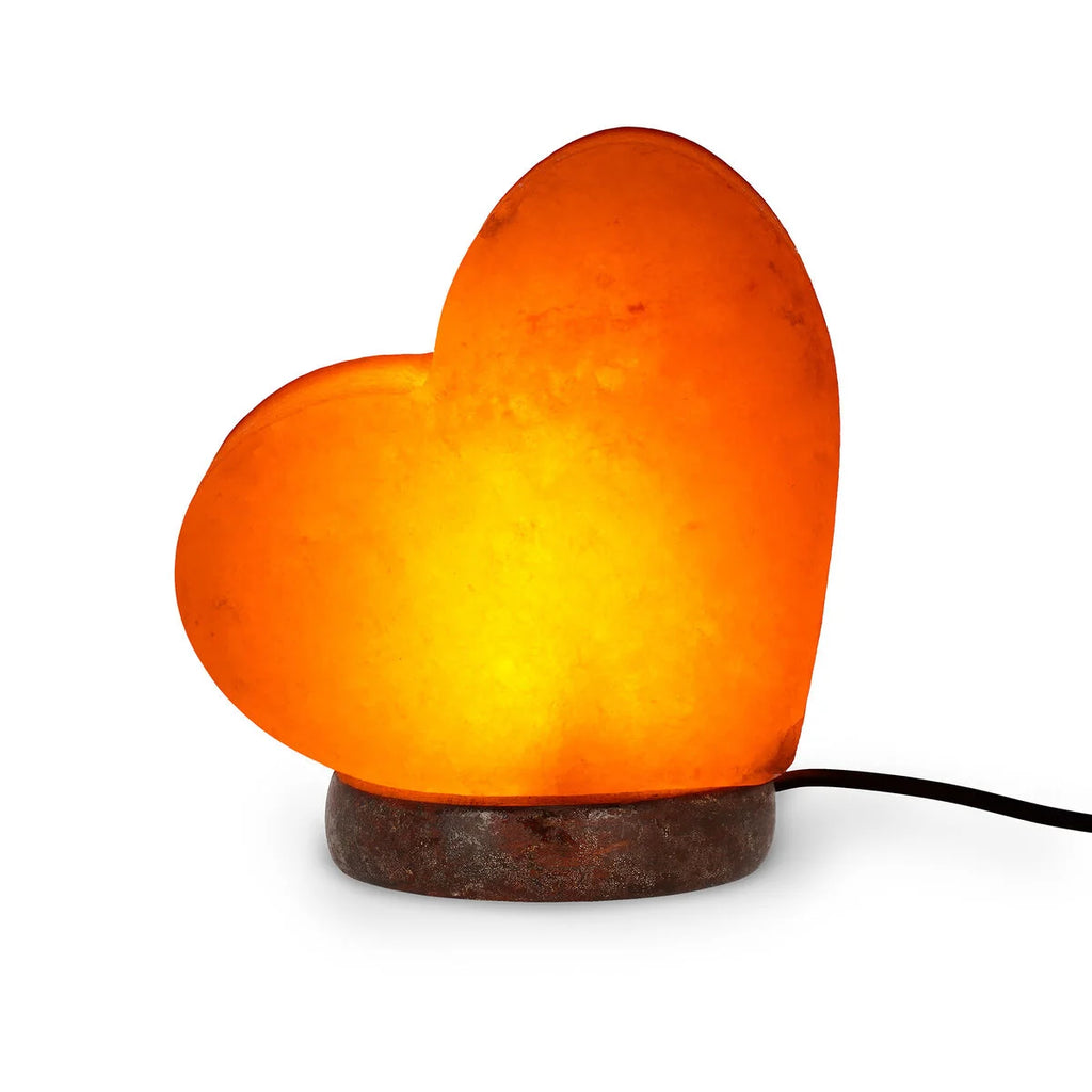 Lampada di Sale dell'Himalaya - Heart - Himalayan Salt Lamp