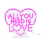 Lampada Led Effetto Neon - All You Need is Love - It's a Sign