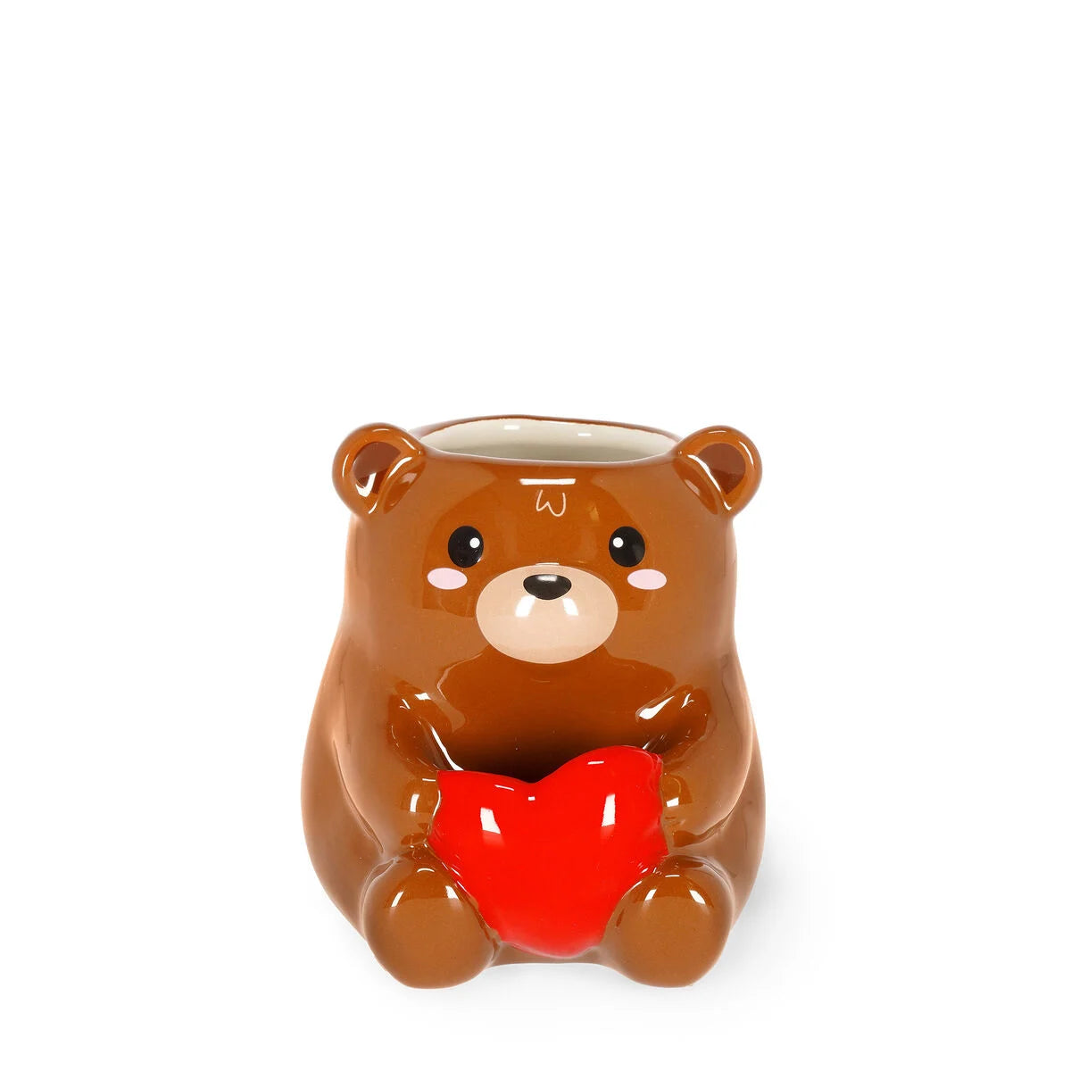 Portapenne in Ceramica - Teddy Bear - Desk Friends