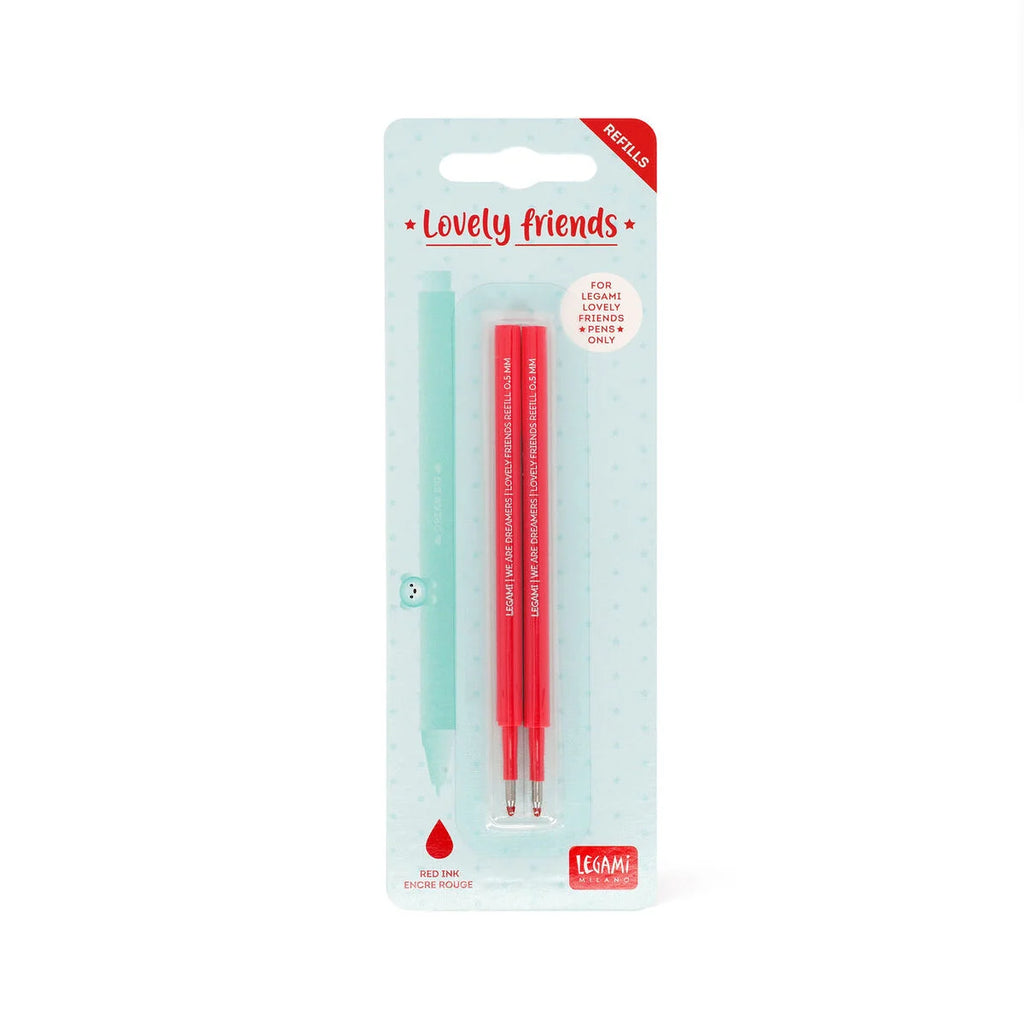 Set di 2 Refill per Penna Gel Lovely Friends