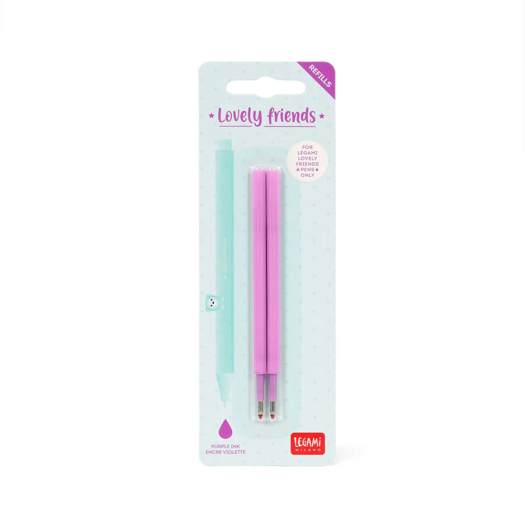 Set di 2 Refill per Penna Gel Lovely Friends