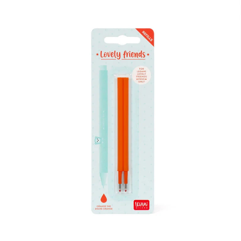 Set di 2 Refill per Penna Gel Lovely Friends