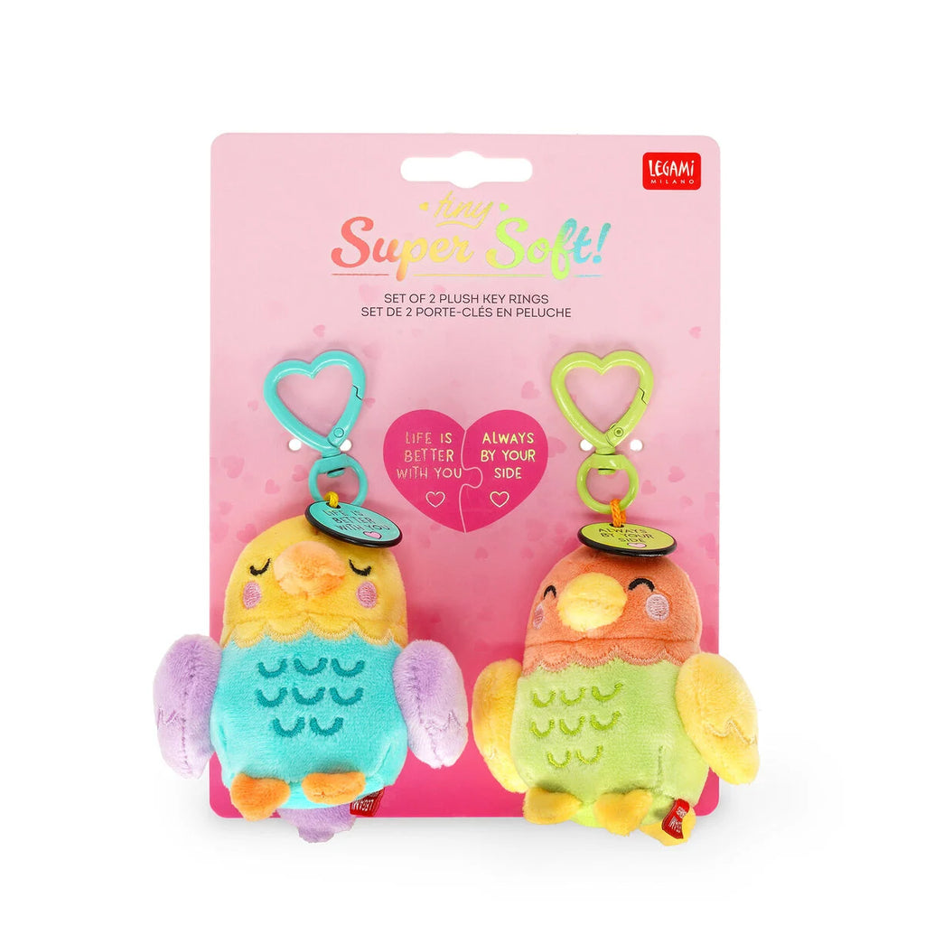 2 Portachiavi con Peluche - Super Soft! - Tiny