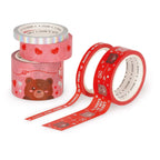 Set di 5 Nastri Adesivi Decorativi di Carta Teddy Bear - Tape By Tape