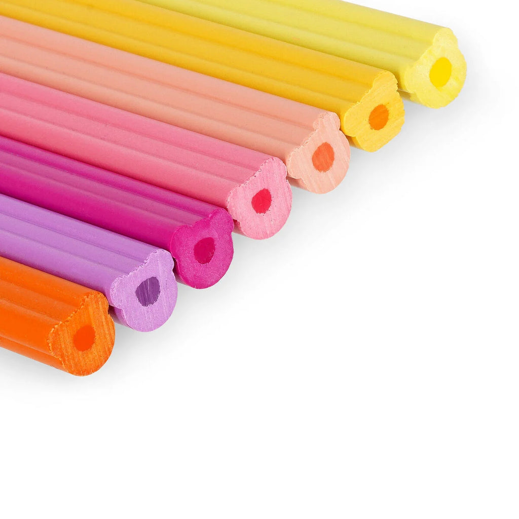 Set di 24 Matite Colorate con Temperino - Teddy Friends