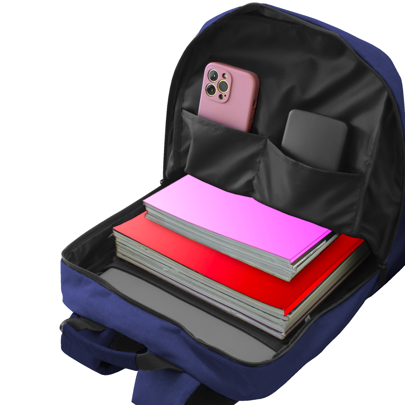 TECHMADE ZAINO PORTA PC 15.6" POLIESTERE BLU