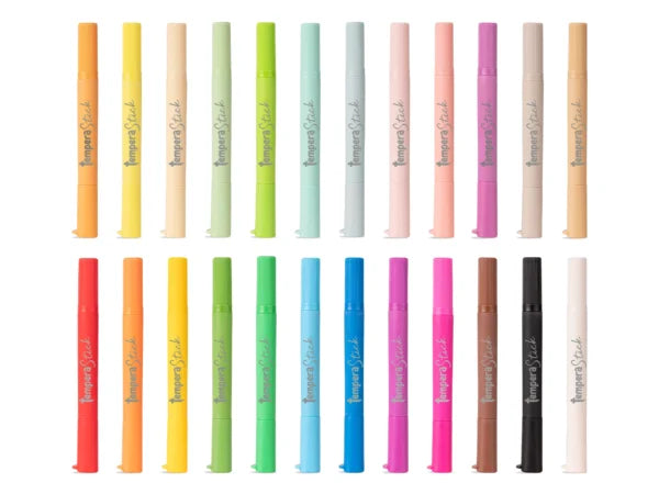 Tempera Stick Rainbow 24 colori