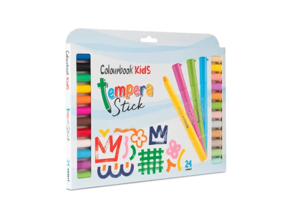 Tempera Stick Rainbow 24 colori
