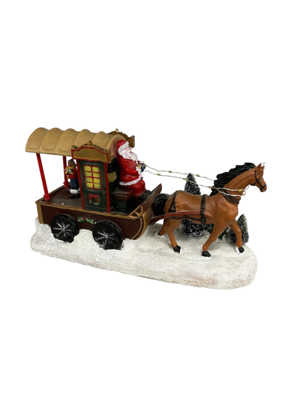 Carillon Natalizio Slitta Babbo natale