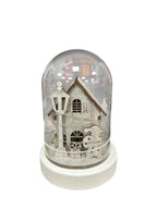 Lampada in Legno Babbo Natale a Casa