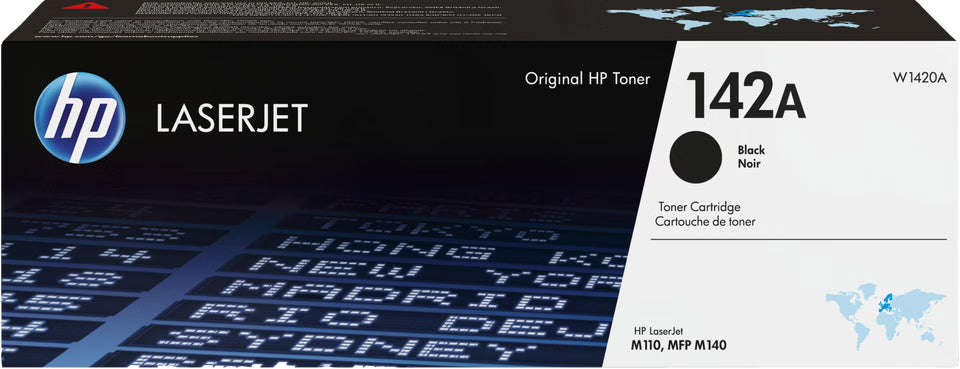 Cartuccia toner nero originale LaserJet HP 142A