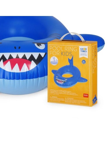 Ciambella Gonfiabile Piscina Pool Ring Shark