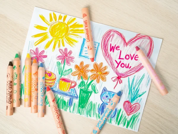 Set 12 matite colorate Maxi Jumbo 3 in 1