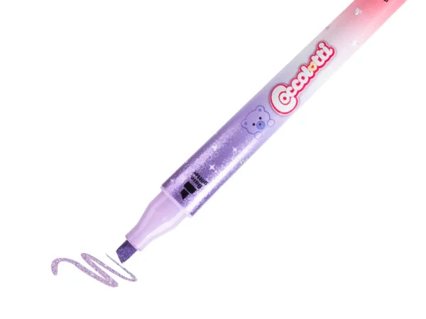 Set 3 evidenziatori doppia punta Duo Tone Coccolotti