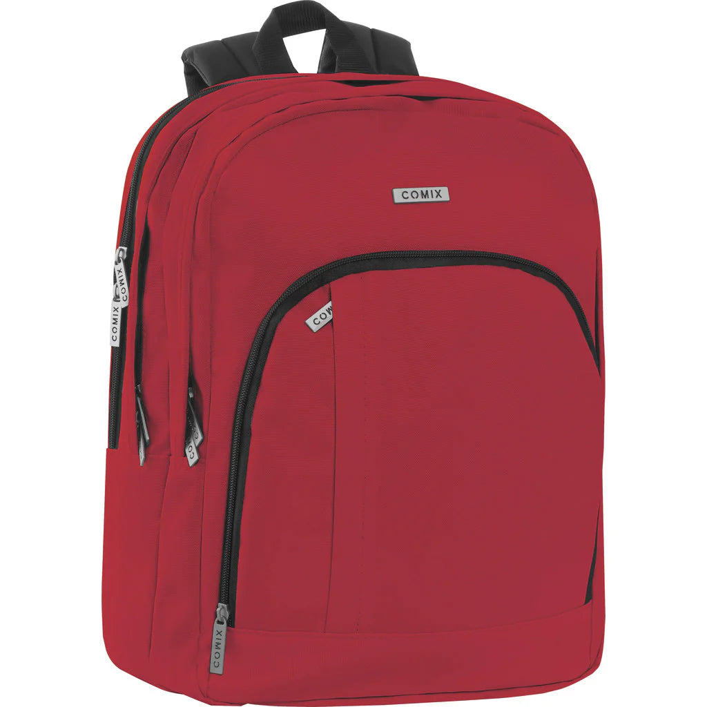 Zaino Organizzato Monocolore Borgogna Comix