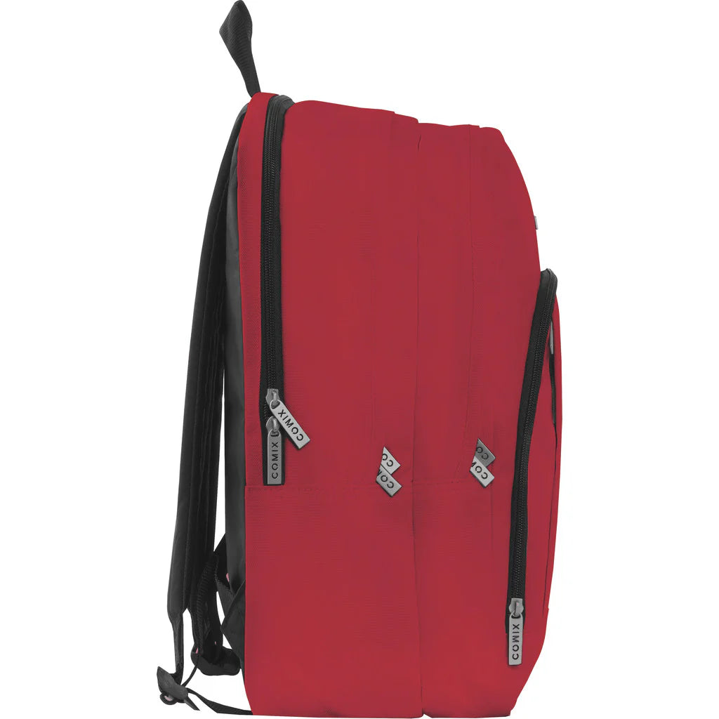 Zaino Organizzato Monocolore Borgogna Comix