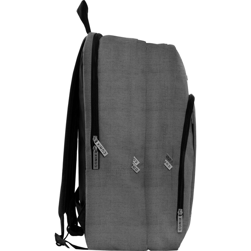 Zaino Organizzato COMIX Monocolore Grigio melange