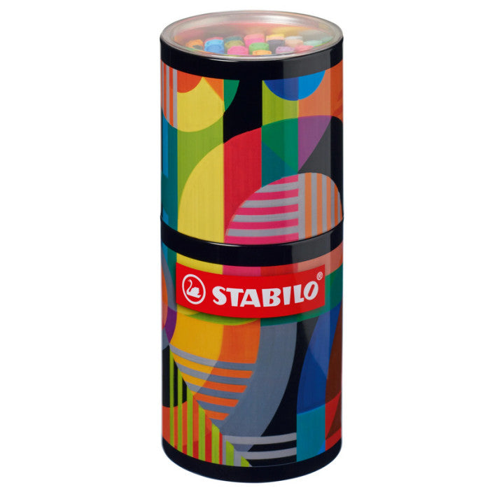 FINELINER POINT 88 BARATTOLO METALLO ARTY DA SCRIVANIA 45 COLORI STABILO