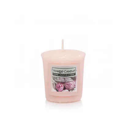 Candela Yankee Votiva  con Vasetto – Coastal Peony