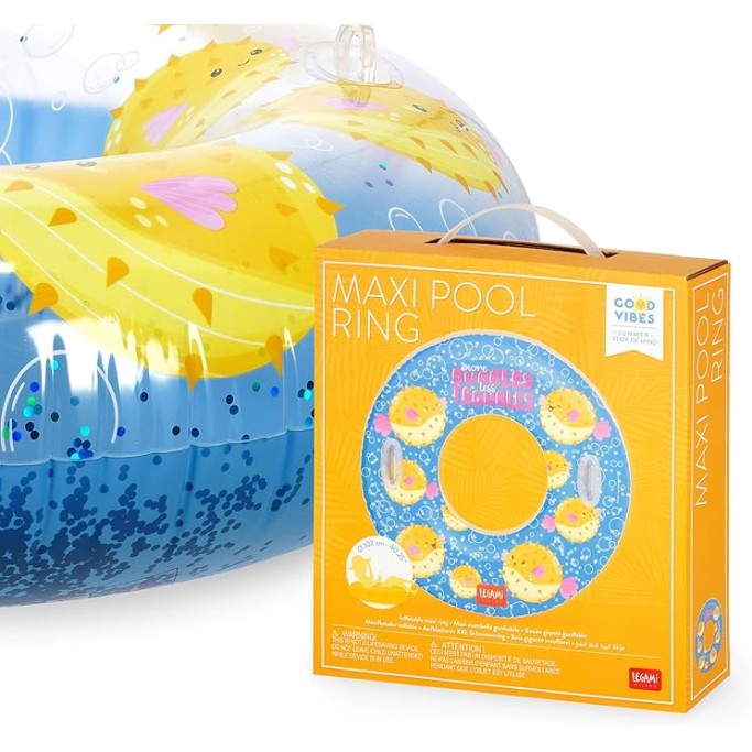Legami Ciambella Gonfiabile per Piscina, pufferfish