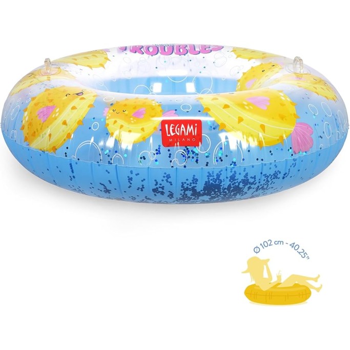 Legami Ciambella Gonfiabile per Piscina, pufferfish