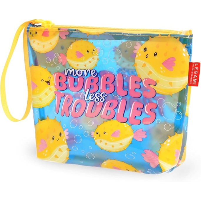 Legami Pochette Spiaggia Donna, Pufferfish