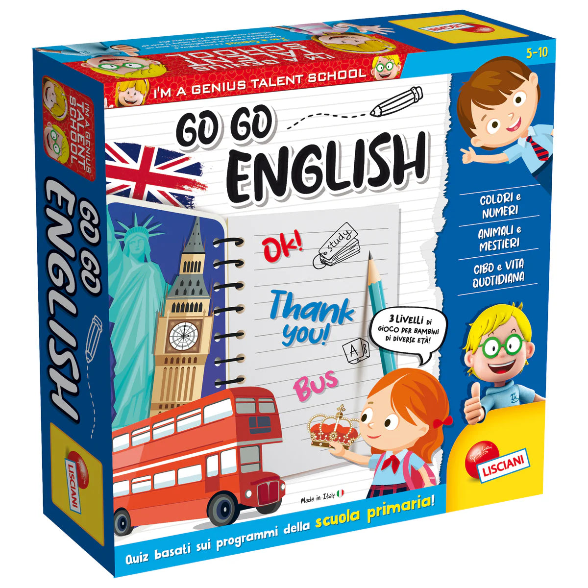 LISCIANI - I'm a genius go-go english
