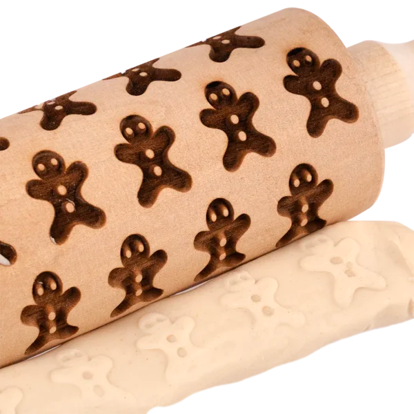 Matterello decorativo per biscotti di Natale