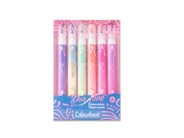 Set 6 evidenziatori doppia punta – Duotone