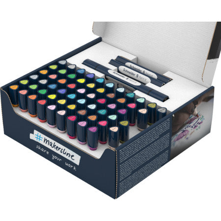Set Completo Paint-It 040 Twinmarker Fineliner e Brush Pens Conf. da 72 Pz.