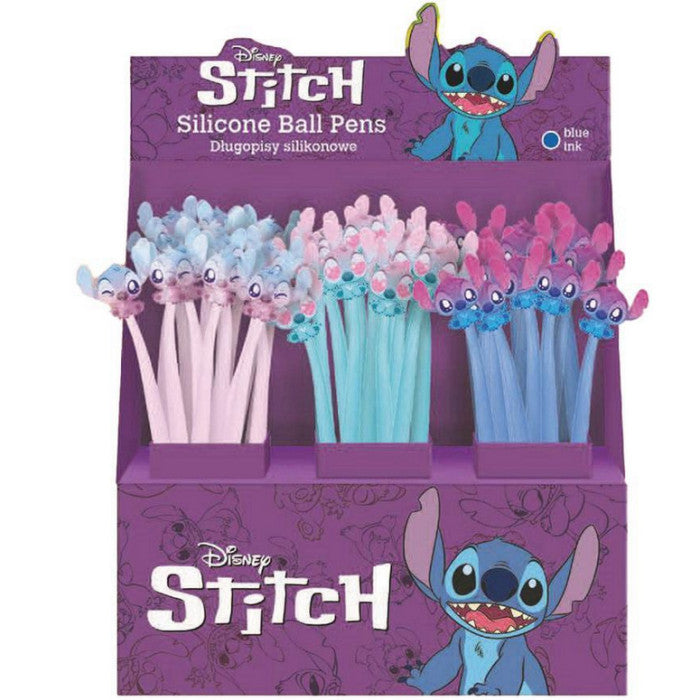 Penna a Sfera Gel con Top Disney Stitch