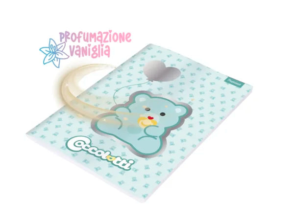 Set 3 quaderni profumati A4 Coccolotti Classic