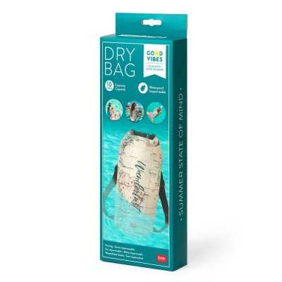 SACCA IMPERMEABILE Legami Travel Mappa 10 litri Good Vibes